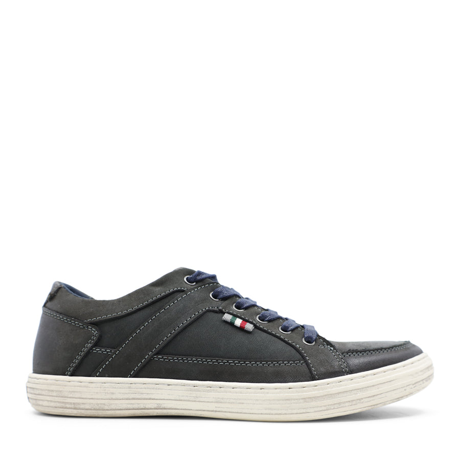 MENS NAVY BLUE CASUAL LACE UP SNEAKER