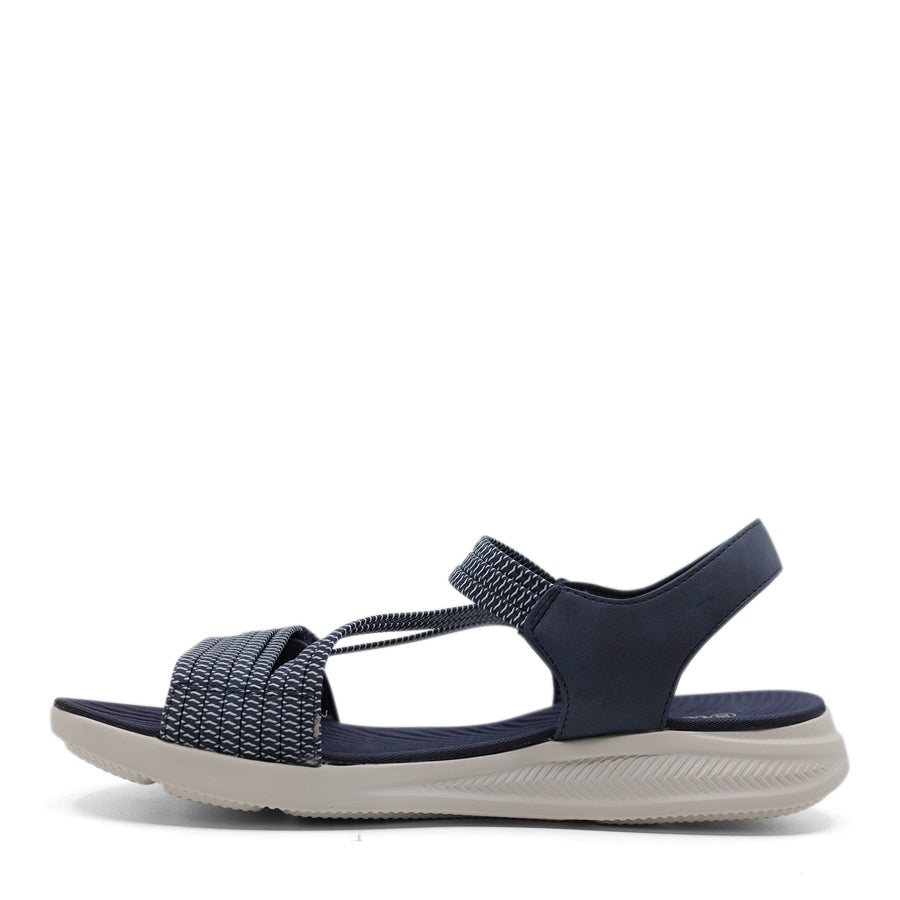 BLUE NAVY VELCRO STRAP SANDAL