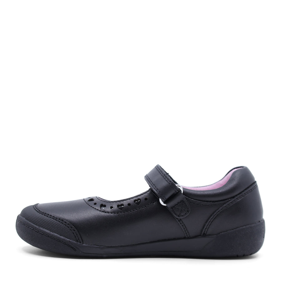 BLACK VELCRO MARY JANE SCHOOL SHOES