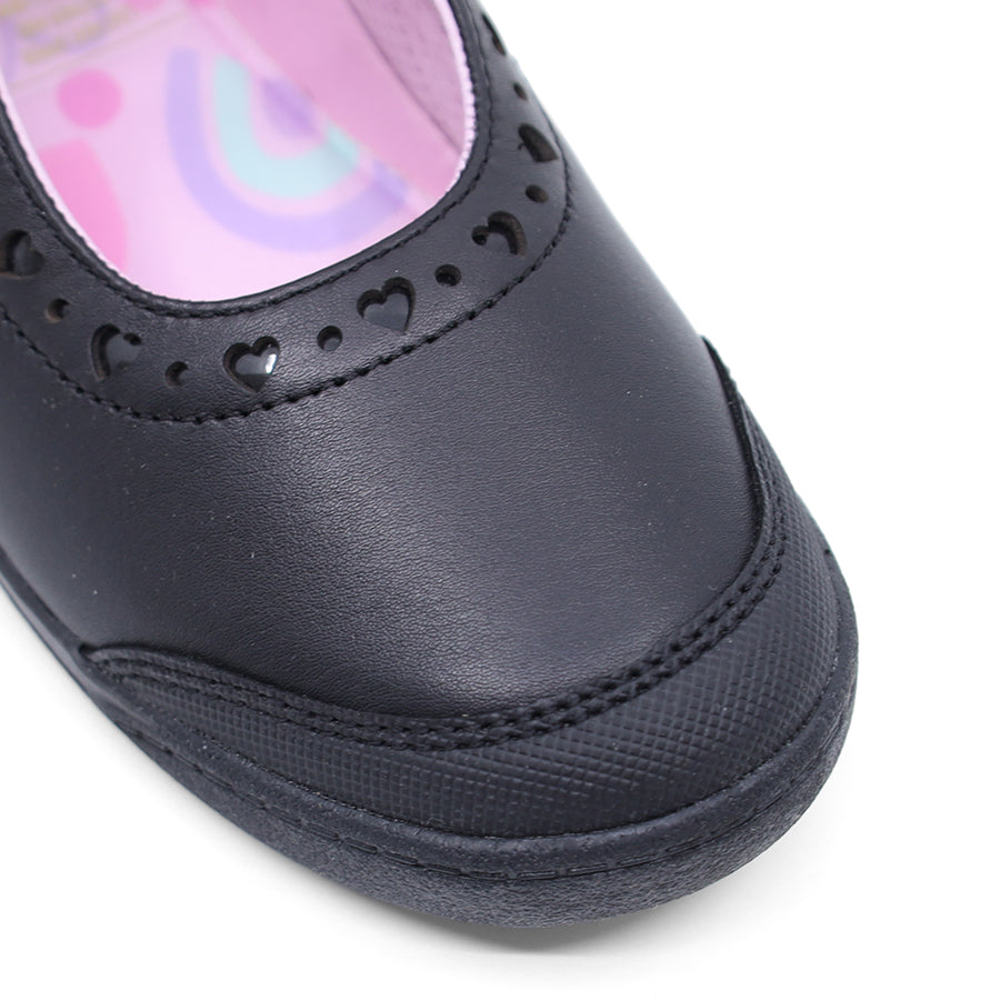 BLACK VELCRO MARY JANE SCHOOL SHOES