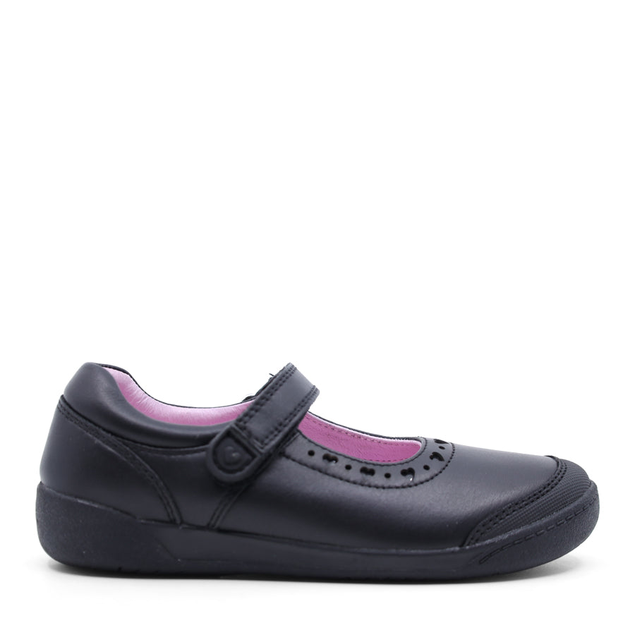 BLACK VELCRO MARY JANE SCHOOL SHOES