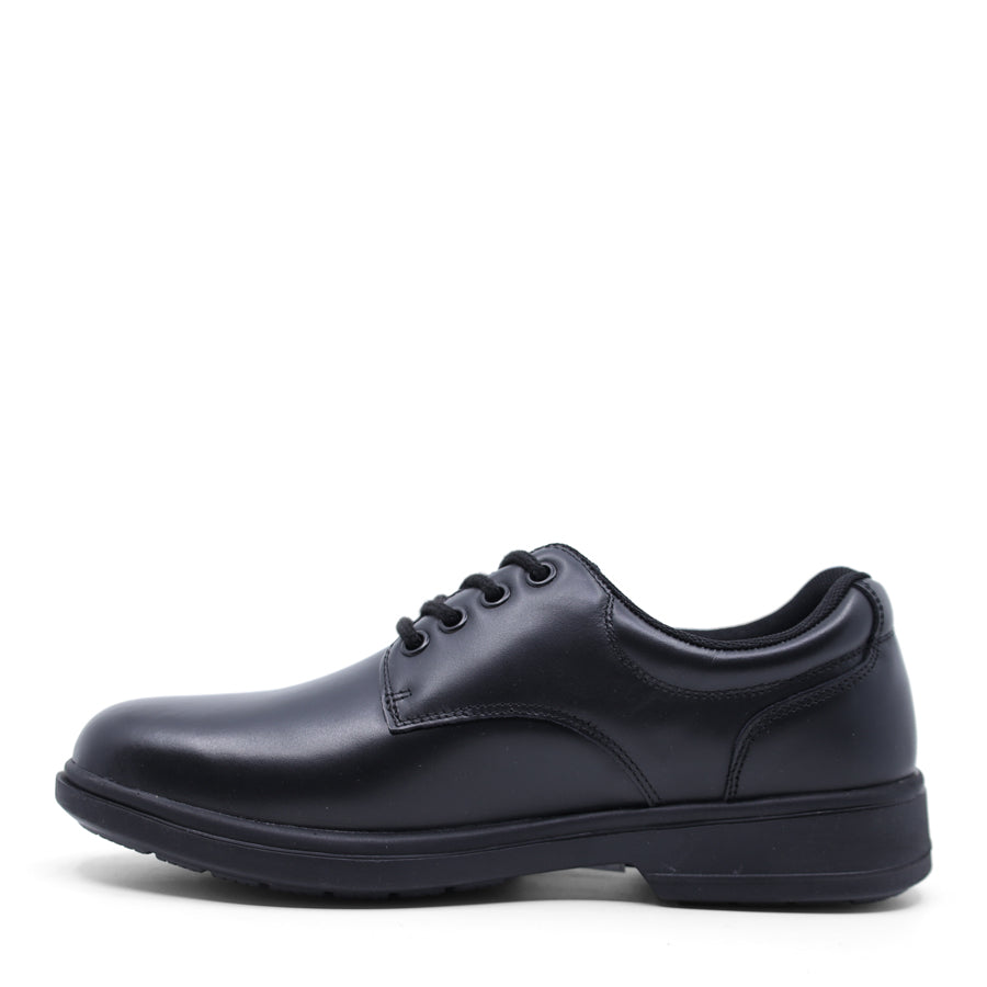 CLARKS BLACK LACE UP SCHOOL SHOE