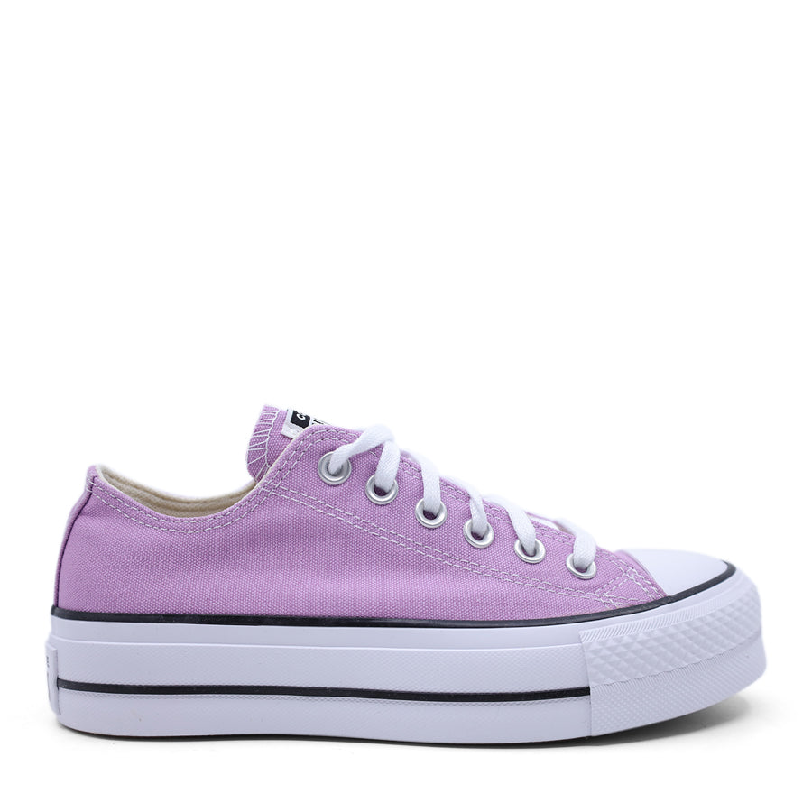 AMETHYST PURPLE CONVERSE CHUCK LOW PLATFORM SNEAKER