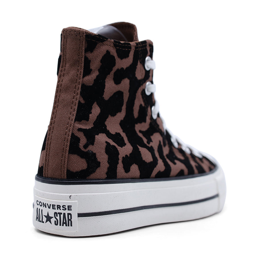 CONVERSE CHUCK LEOPARD PLATFORM LACE UP SNEAKER