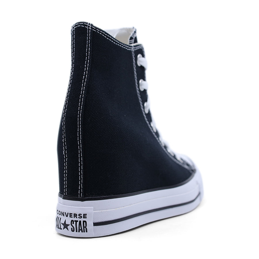 Black converse wedge heels online