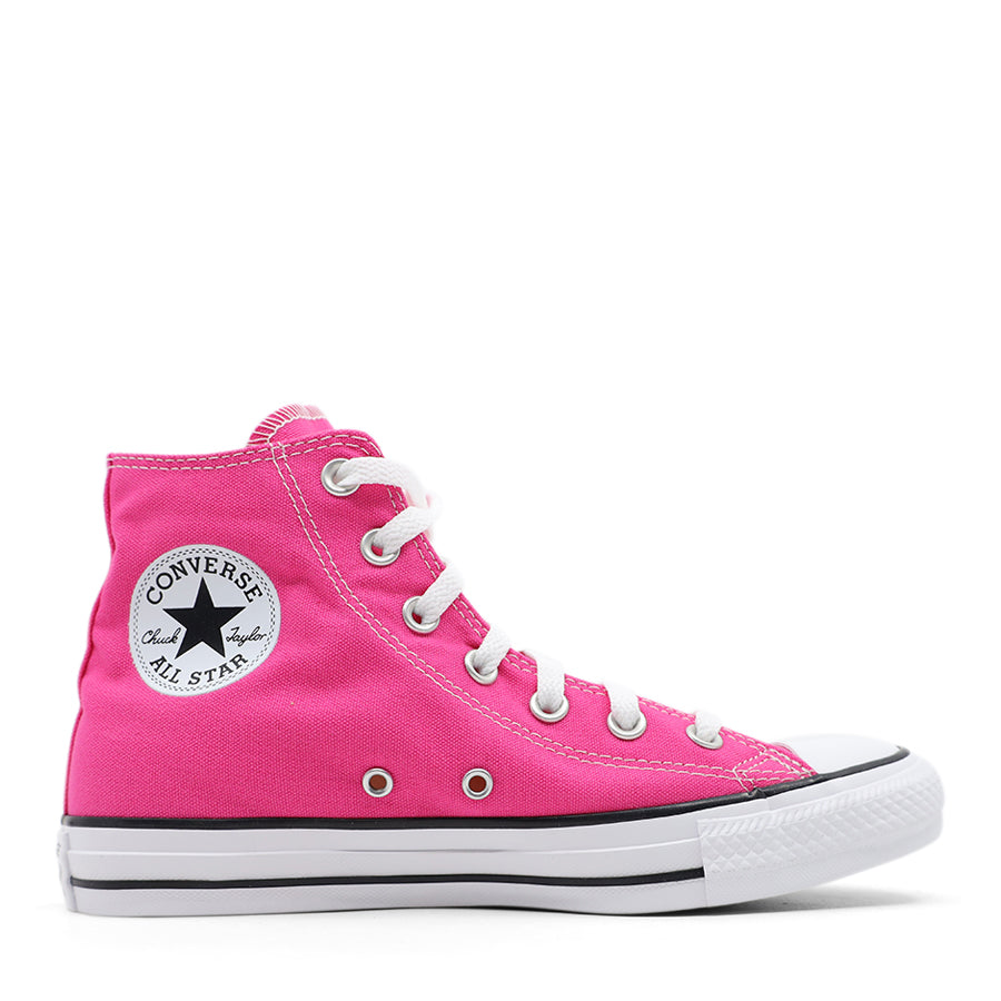 CONVERSE CHUCK HIGH TOP HOT PINK LACE UP SNEAKER