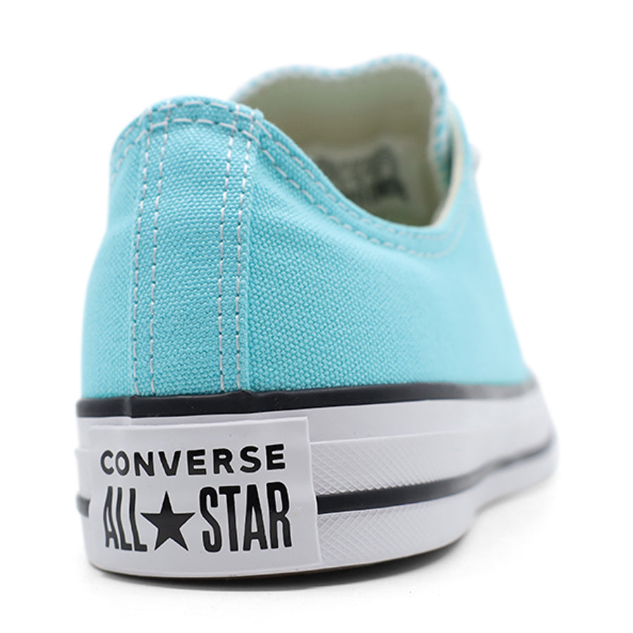 LIGHT BLUE  WHITE SOLE LACE UP LOW TOP SNEAKER