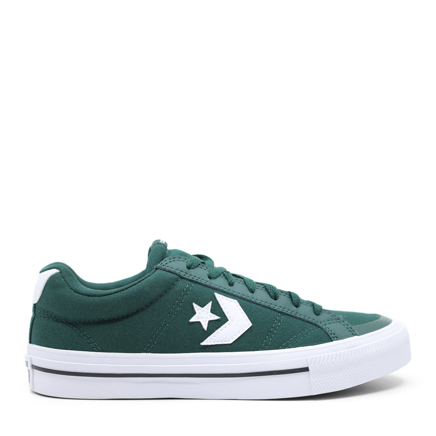 GREEN LOW TOP LACE UP SNEAKER