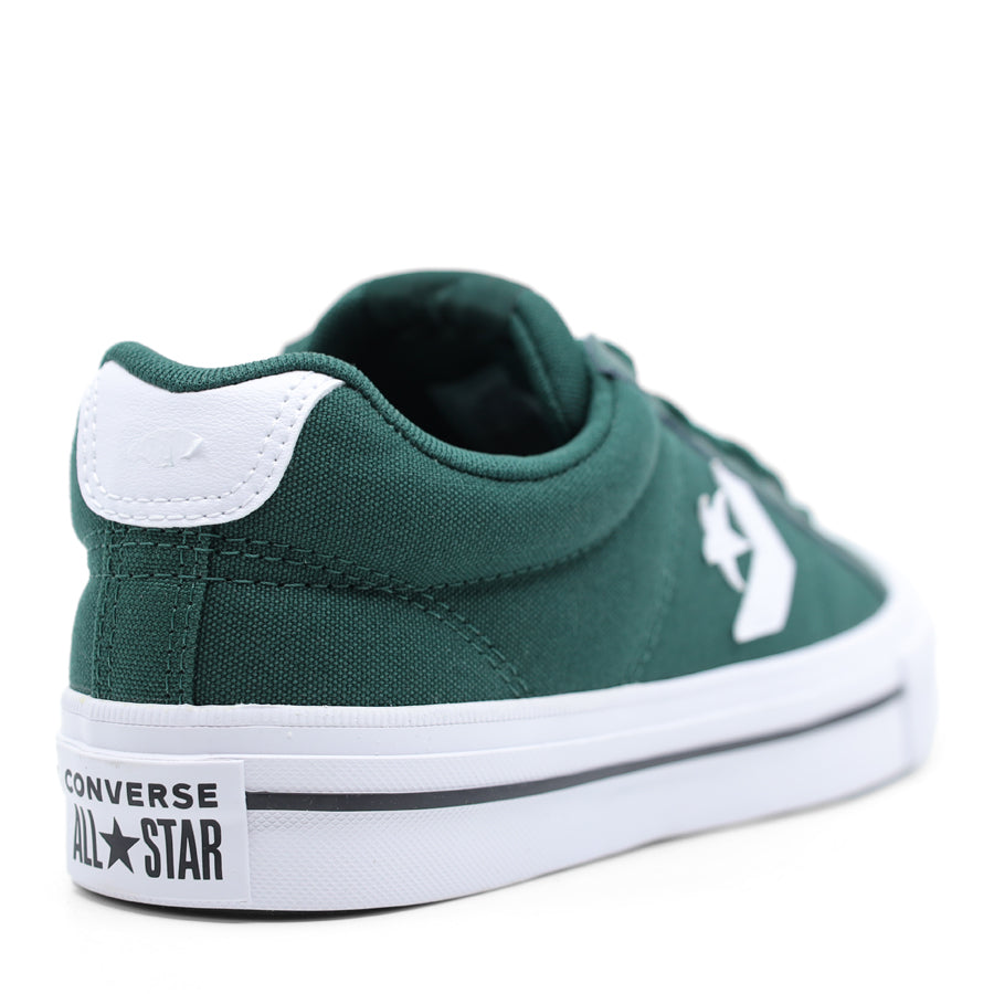 GREEN LOW TOP LACE UP SNEAKER