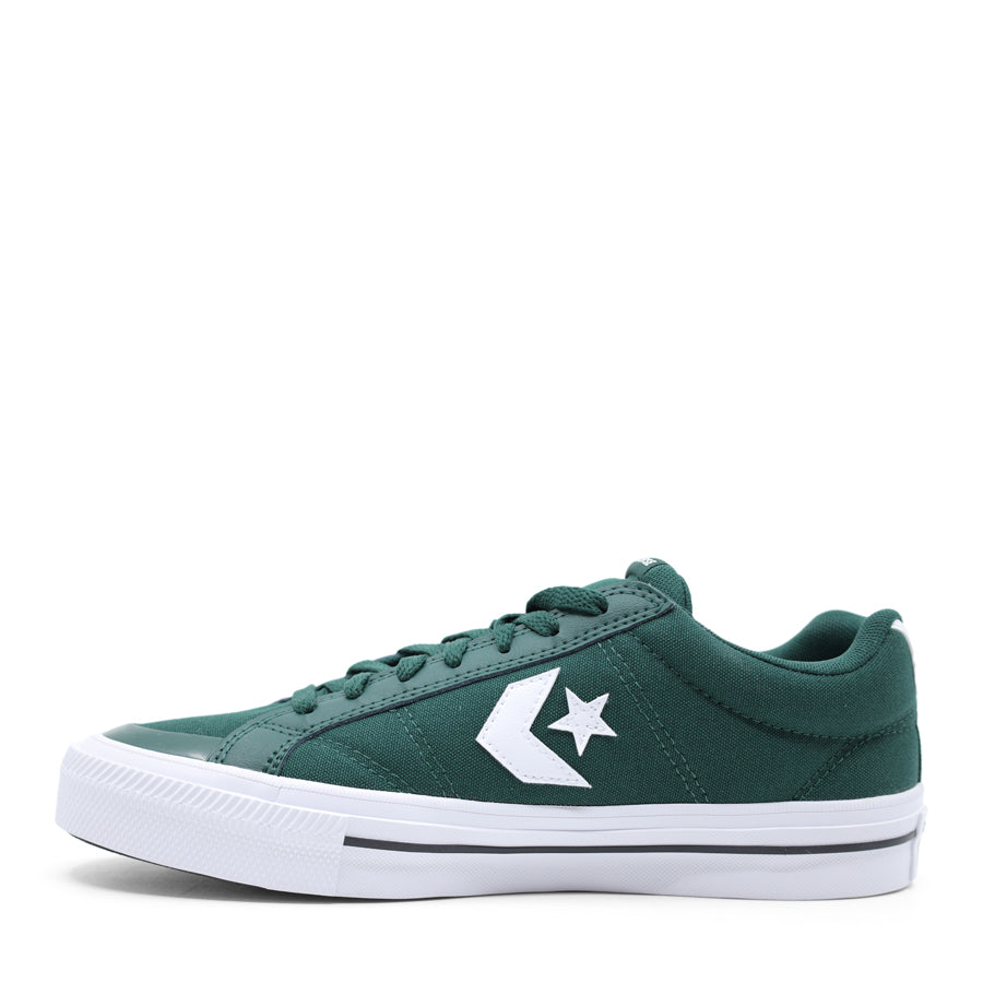 GREEN LOW TOP LACE UP SNEAKER