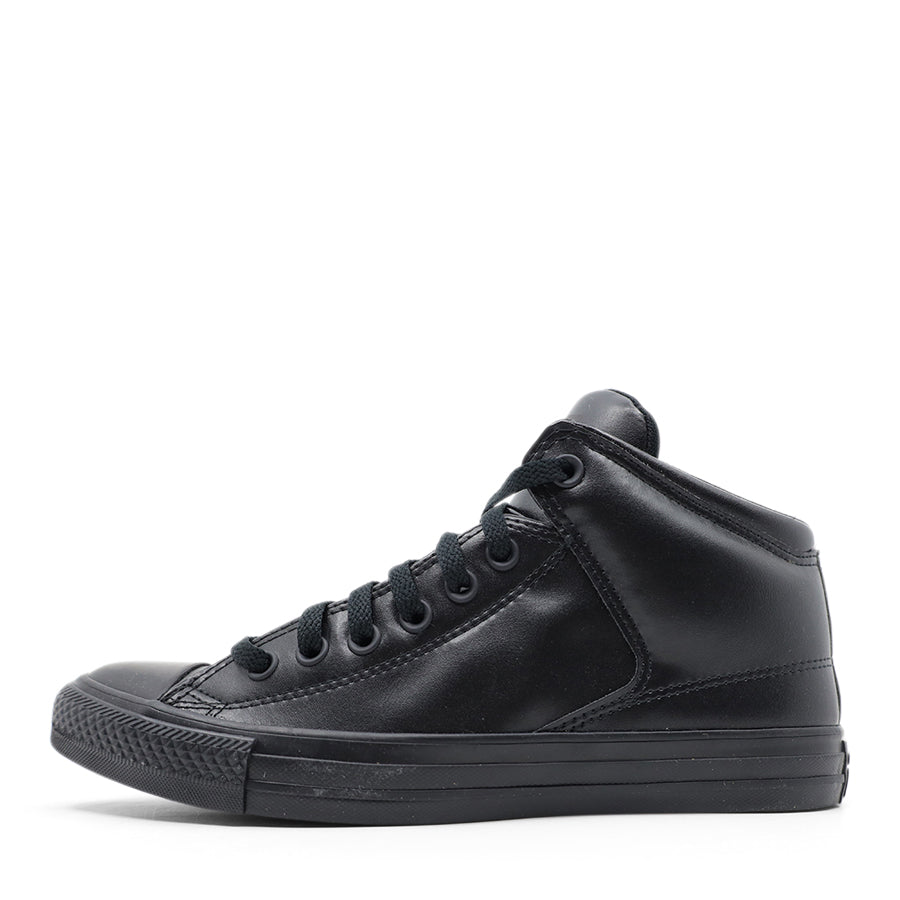 CONVERSE BLACK MID RISE LACE UP SNEAKER