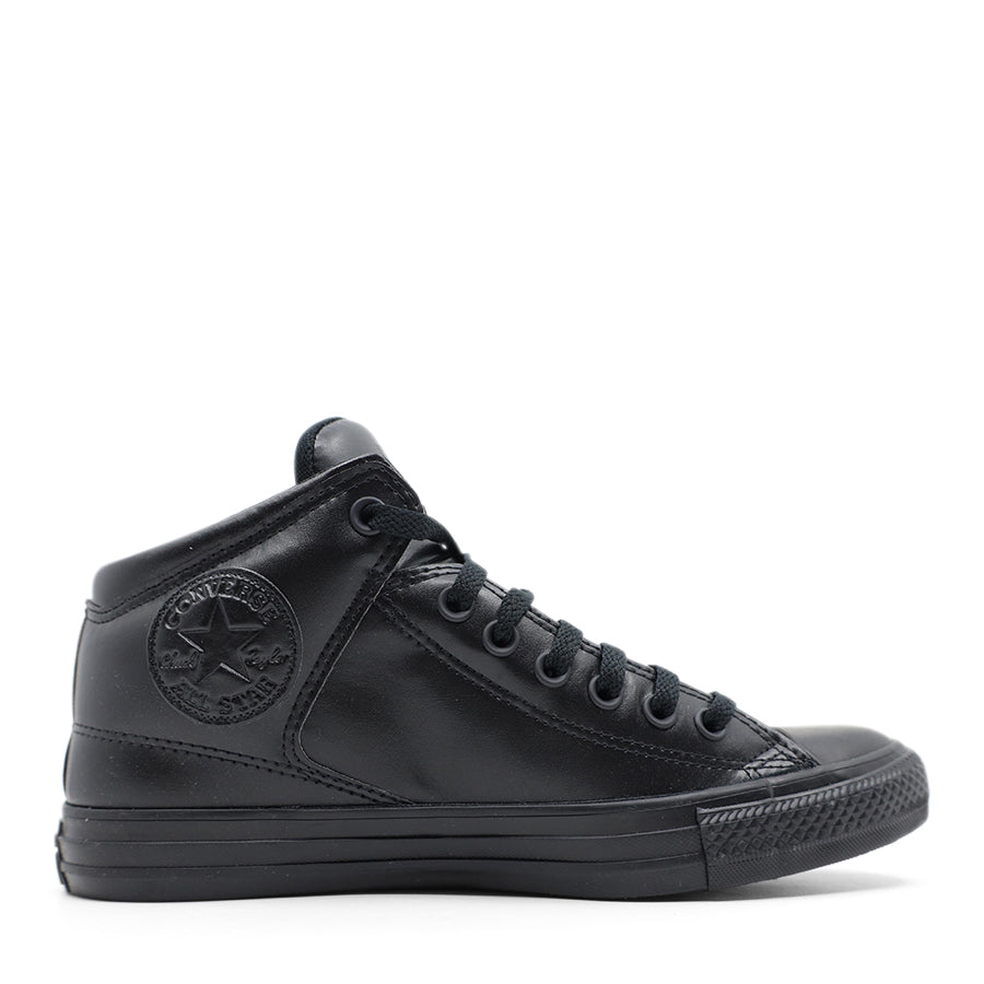 CONVERSE BLACK MID RISE LACE UP SNEAKER