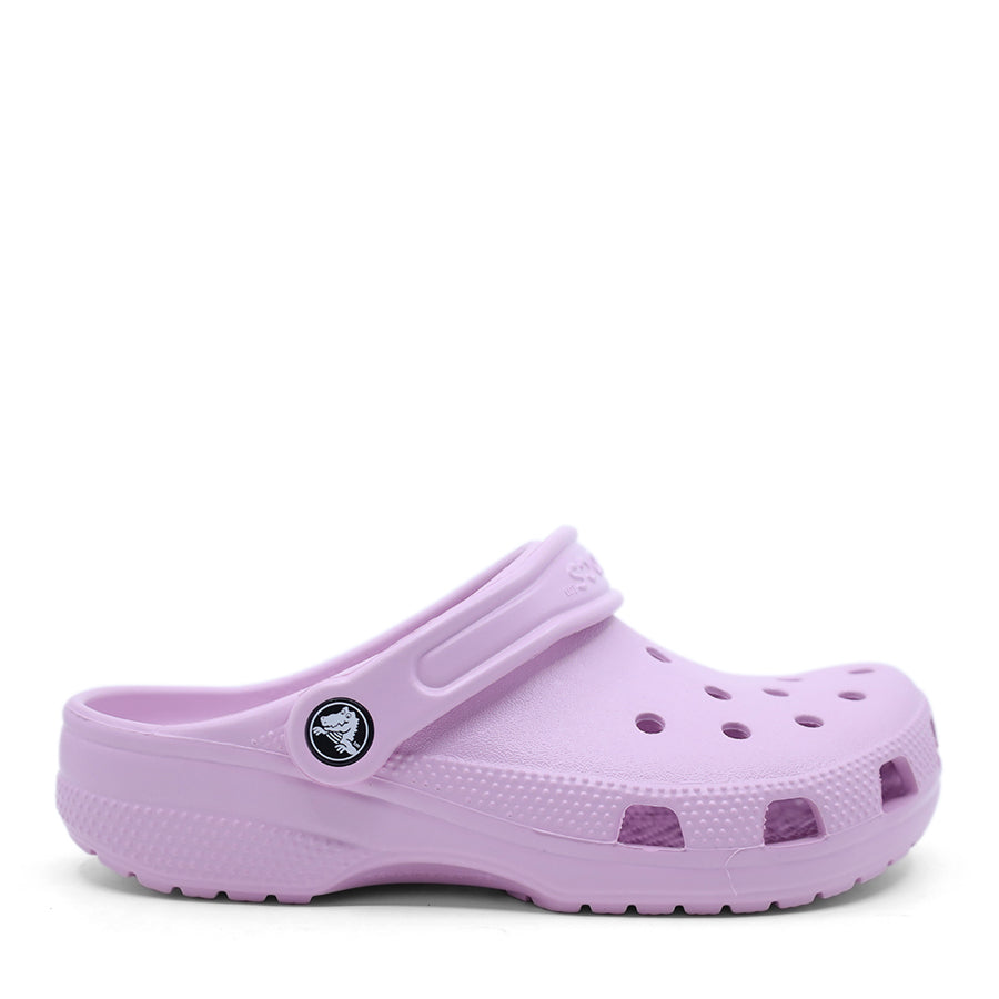 LIGHT PINK CLASSIC CROC CLOG ANKLE STRAP