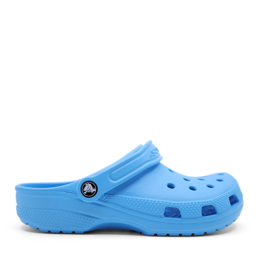 VENETIAN BLUE CLASSIC CROC CLOG ANKLE STRAP