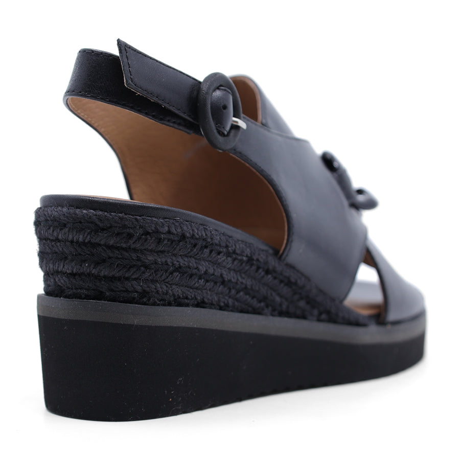 BLACK ONYX WEDGE HEEL