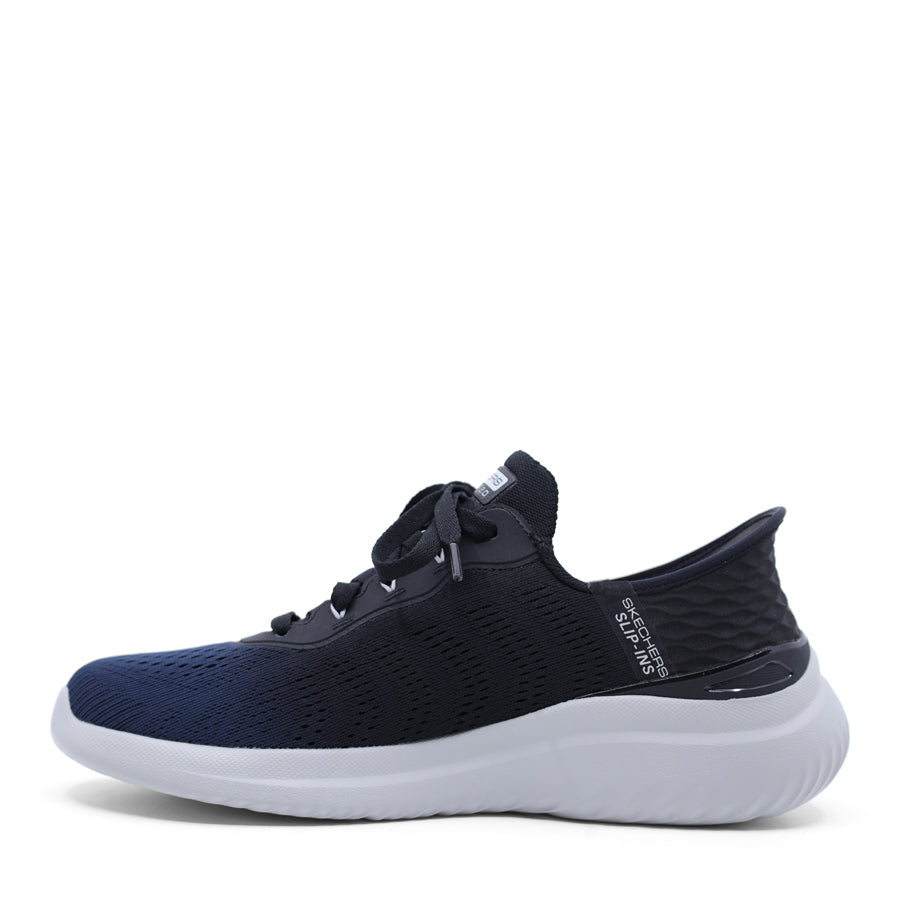 NAVY BLACK LACE UP SNEAKER