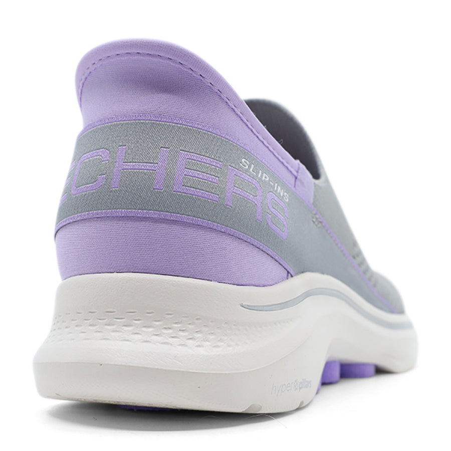 GREY LAVENDER PURPLE SLIP ON SLIP IN FLAT SNEAKER LOAFER