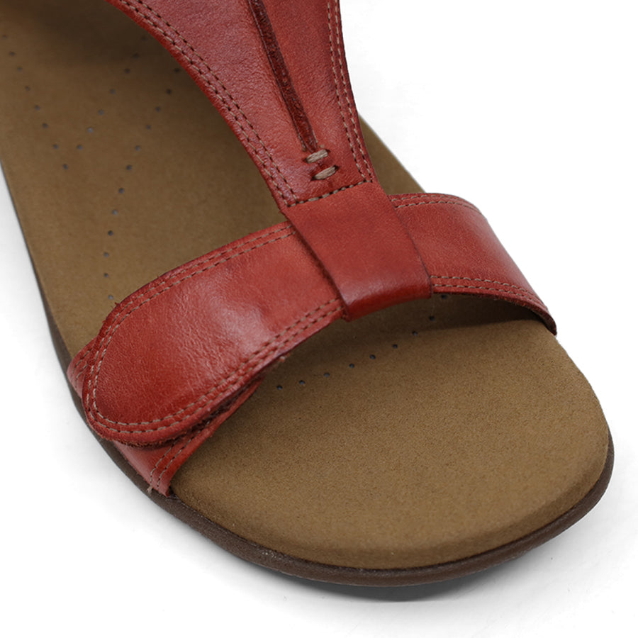 BRUSCHETTA RED T BAR SANDAL