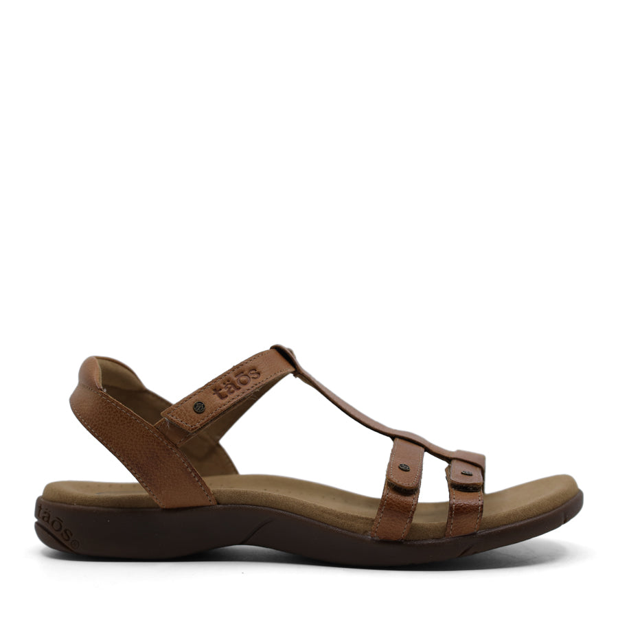 HONEY BROWN STRAPPY SANDAL