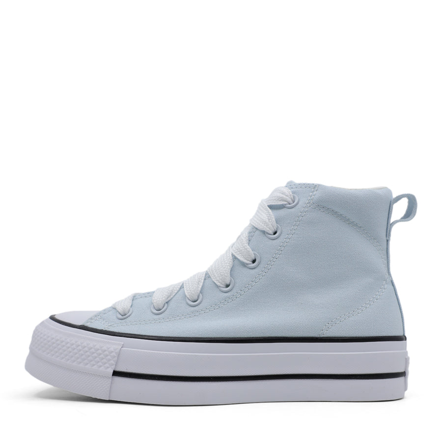 CONVERSE BLUE CHILL PLATFORM SOLE LACE UP HIGH TOP SNEAKER