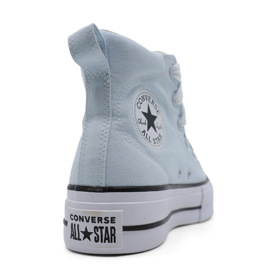 CONVERSE BLUE CHILL PLATFORM SOLE LACE UP HIGH TOP SNEAKER