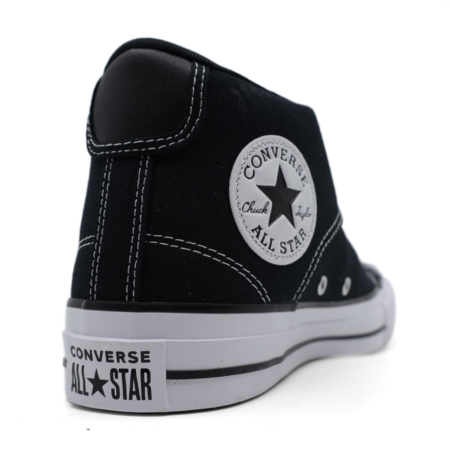 CONVERSE BLACK MID RISE LACE UP SNEAKER