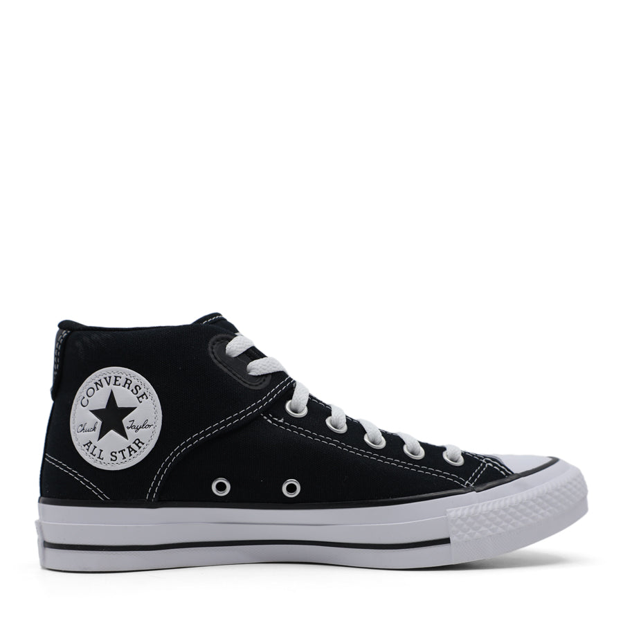 CONVERSE BLACK MID RISE LACE UP SNEAKER