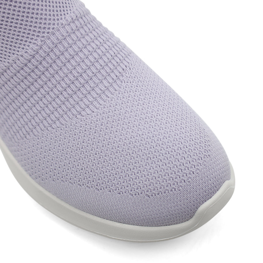 LAVENDER PURPLE SLIP IN SLIP ON FLAT SNEAKER LOAFER